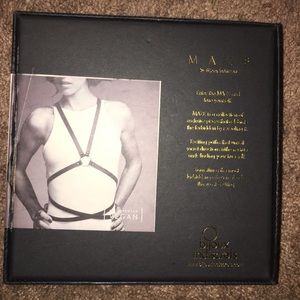 MAZE VEGAN LEATHER HARNESS BELT